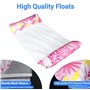 Lot de 2 hamacs à eau 4 en 1 avec filet et hamac gonflable de piscine – Hamac de piscine & hamac à eau, lit flottant et fauteuil