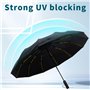 Parapluie - Parapluie Pliant - Automatique, Compact et Imperméable, 144 Baleines Renforcées, Robuste et Portable, Idéal pour les