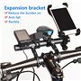 1 pièce – Extension de guidon de vélo – Support de guidon en alliage d'aluminium – Extension de guidon de vélo – Pour guidon de 