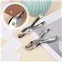 2 Pièces Perforatrice à trou unique en métal,3mm et 6mm pour scrapbooking,cartes de vœux et projets DIY,Pince perforatrice manue
