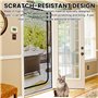 Moustiquaire pour porte de balcon, porte pour animaux de compagnie, avec fermeture éclair, filet pour chat avec fermeture éclair