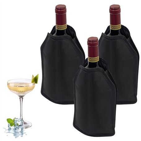 3 Pièces Refroidisseur De Bouteille De Vin