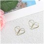 150 Pcs Petits Trombones En Métal, Marque-Pages Dorés En Forme De Goutte d'Eau Mini Trombones En Acier Inoxydable Pour Bureau Li