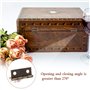 Chudian 40pcs Petit Vintage Loquet Et 70pcs Petites Charnières Pour Boite, Verrou Vintage Mini-Charnières Pour Boite Pour Boîte 