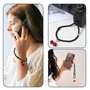Lot de 2 Breloque Perlée pour Téléphone avec Accents de Cerise, Cordon Telephone Portable Bijoux
