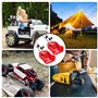Power Wheel Adaptateur, Lot de 2 Adaptateur de Batterie, Adaptateur Power Wheel pour Milwaukee 18V Lithium Battery, Power Wheel