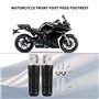 AHL Repose-pieds de pédale de repose-pieds avant de moto pour Yamaha BT1100 Bulldog 2002-2006/Fazer 700 1986-1987/FJ1200 1986-19