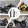 AHL Repose-pieds de pédale de repose-pieds avant de moto pour Yamaha BT1100 Bulldog 2002-2006/Fazer 700 1986-1987/FJ1200 1986-19