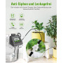 Lvelfe Système d'arrosage automatique, Kit d'irrigation goutte à goutte automatique, affichage LED et alimentation USB, système 