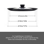 Couvercle Universel Couvercles Universels En Verre Avec Bord En Silicone