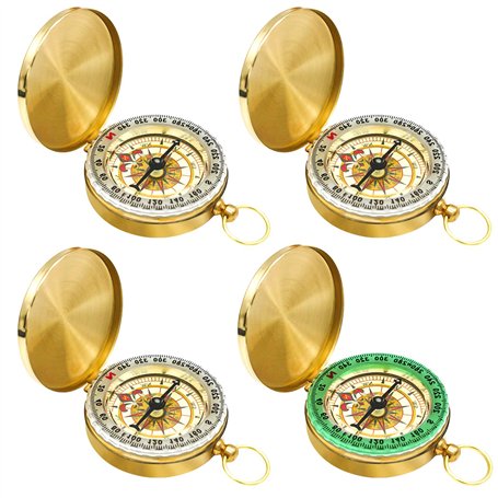 Vegena 4pcs Boussole D'extérieur
