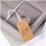 aupawdy 500pcs etiquette avec ficelle etiquette bijoux etiquette étiquettes de Prix étiquettes kraft pour Vêtement de Bijoux mar