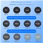 Disque Abrasif 25 mm Velcro 268 pcs, Disques de Ponçage Mouillé et sec, Disque a Poncer pour Dremel, Disque Ponceuse pour Perceu