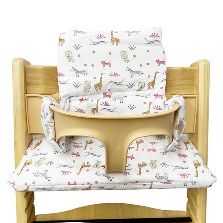 WANDGU Coussin de Chaise Haute Stokke: Coussin de Siège Doux pour Bébés et Tout Petit avec Revêtement Laminé