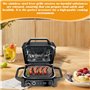 GOEDCH Support pour Friteuse à Air: 31 cm × 22 cm Acier Inoxydable Antiadhésif Barbecue Cuisine Support, Accessoires de Friteuse