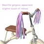1 Paire Enfant Vélo Rubans Multicolores Tassel Accessoires de Décoration, Facile à Attacher au Guidon de vélo de Tricycle de Sco