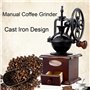 YUEHUA Moulin à café, moulin à café manuel, moulin à café rétro en bois et fonte