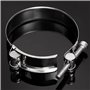 Lot de 2 colliers de serrage à boulon articulé en acier inoxydable 48-51 mm - Collier de serrage robuste pour tuyau d'échappemen