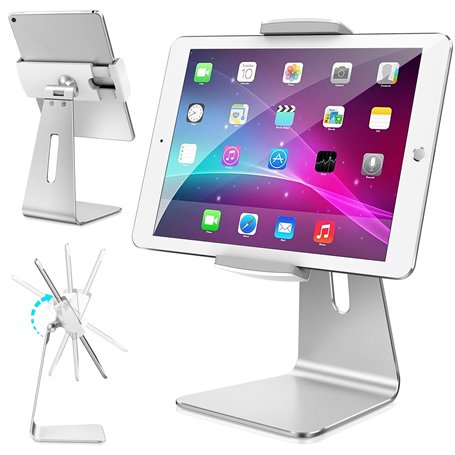 AboveTEK Support de Tablette Réglable - Stand en Aluminium pour iPad