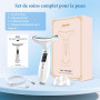 Appareil Visage Anti Ride Lifting: Masseur Visage 5°C Froid & 45°C Chaleur – Appareil Massage de Beauté Electrique EMS 6 Modes L