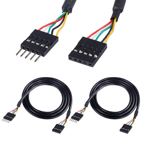 MEIRIYFA 5 Broches USB IDC tête rallonge