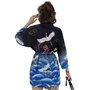 G-LIKE Kimono japonais d'été - Vêtement traditionnel Haori en plumes - Robe de surveste solaire - Style antique - Chemise de nui