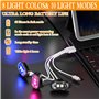Vautvis 8 Pièces LED sans Fil Voiture, LED pour Stroboscope Voiture sans Fil, 8 Couleurs Strobe Drone Light étanche avec Télécom