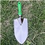 Truelle de Jardin - Bêche de Jardin en Acier Inoxydable avec poignée Ergonomique et Pelle à Main en Caoutchouc Souple pour Trans