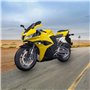 Greyoe Retroviseur Moto, Retro Moto, 2 Rétroviseurs Moto ABS Rétroviseur Pentagonal Diamant Rotatif à 360 Degrés avec Vis