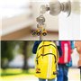 LiJuanWang Porte-clés Véhicules de Construction,8 pièces Porte Clef Enfant D'Ingénierie Cadeaux Enfants Thème Chantier en PVC,po