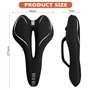 Selle Velo Confortable Gel Ergonomique Selle VTT avec Fonction d'Amortisseur