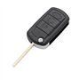 BROVACS Boîtier de clé de rechange compatible avec Land Rover Range Rover Sport LR3 Discovery 3 boutons Flip Entrée sans clé Tél
