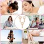 BOBOZHONG 3Pcs Rouleau Massage en Bois - Outil Massage Corps pour Dos, Jambes, Muscles, Anti-Cellulite & Relaxation - Lisse et P