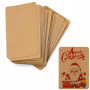 Cartes en Papier Kraft