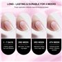 2 * 15 ML Solide Gel de Colle, gel nail art, Longue Durée Facile à Utiliser Gel de Colle à Ongles, Ongles pour Décoration Adhési