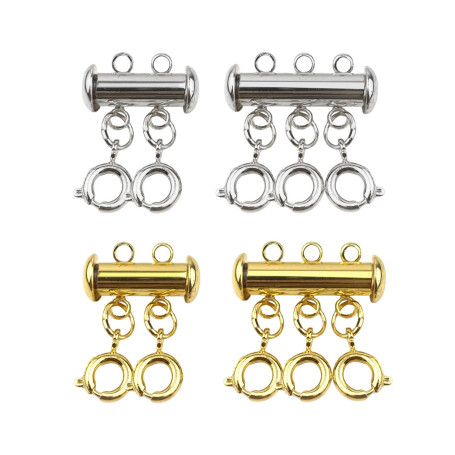 4 pièces Fermetures de couche de collier