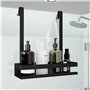Bestdon Étagère de douche à suspendre - Noir - Étagère de douche à suspendre - Panier de douche en acier inoxydable - Suspendu s