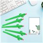 7 Stylos Cactus, 1 Lot De Bloc-Notes, Stylo Gel Noir, Stylo D'Écriture Cactus