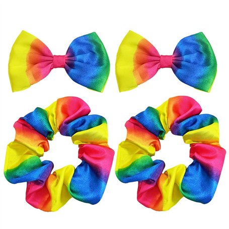 2 morceaux d'élastiques à cheveux pour filles