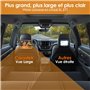 Retroviseur Voiture Bebe Miroir Voiture Bébé avec Veilleuse LED et Télécommande, 360° Rotation Réglables Rétroviseur Voiture Béb