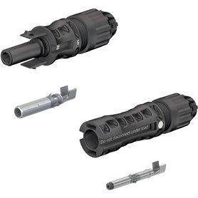 Stäubli MC4-Evo 2 Mâle - Femelle + Mâle 4-6 mm² Type 4 PV-KBT4-EVO 2 /6II et 4 PV-KST4-EVO 2 /6II 4 mm² - 6 mm² Système de conta Stäubli MC4-Evo 2 Mâle - Femelle + Mâle 4-6 mm² Type 4 PV-KBT4-EVO 2 /6II et 4 PV-KST4-EVO 2 /6II 4 mm² - 6 mm² Système de conta