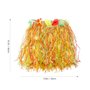 SUPVOX Ensemble De DéGuisement HawaïEn 5 PièCes - Jupe Hula 40cm, Bracelets, Bandeau Et Guirlande Pour FêTe Tropicale, Plage, Ca