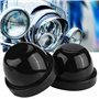2pcs 75mm Capuchons Anti Poussière,Capuchon anti-poussière LED Boîtier en Caoutchouc Capuchon d'étanchéité Cache-poussière pour 