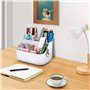 QH-Shop Organiseur de Bureau Boîte de Rangement Fournitures de Bureau Porte Stylo avec Bois Compartiments pour la Maison D'école