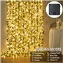12M 120 LEDs Lierre Artificiel Guirlande Lumineuse Solaire