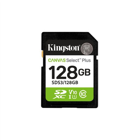 Carte Mémoire Micro SD avec Adaptateur Kingston SDS3/128GB 128 GB