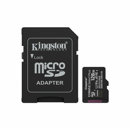 Carte Mémoire Micro SD avec Adaptateur Kingston SDCS3/128GB 128 GB