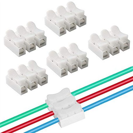 QitinDasen 40Pcs CH3 Connecteur Ressort Rapide