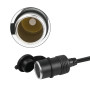 RIIEYOCA Allume-cigare de voiture multiprise, 2 prises répartiteur 12V/24V adaptateur allume-cigare mâle à femelle câble d'exten