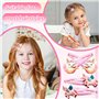 Lot de 20 barrettes à cheveux pour fille - Avec 20 élastiques à cheveux brillants - Licorne - Pinces à cheveux mignonnes - Pince